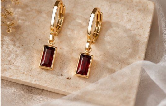 Ohrringe & -stecker: Ohrringe 18k vergoldet – Neu und originalverpackt aus Hemmental von Aureumgold 1