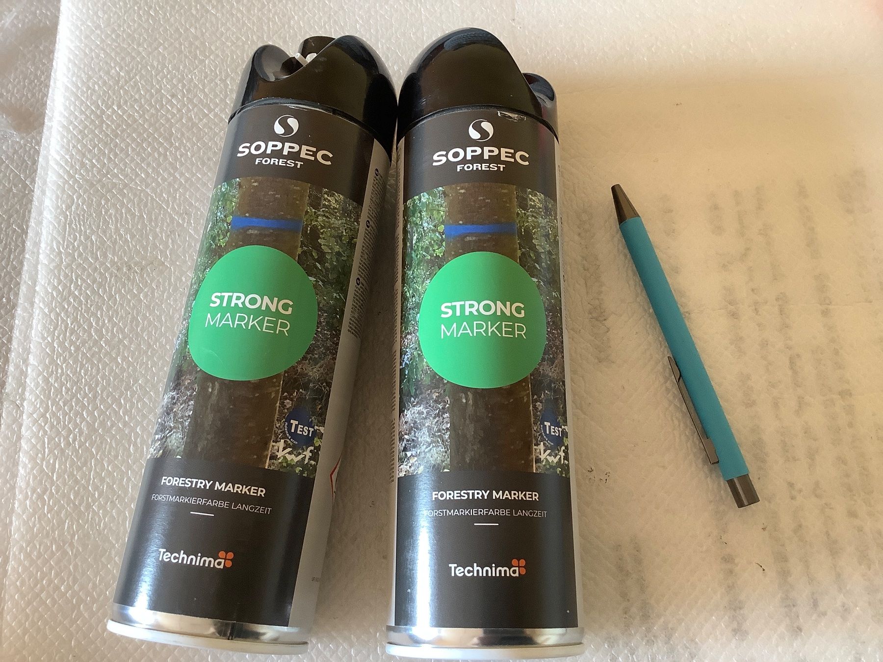 Colori: SOPPEC Forst Markierfarbe, Strong Marker, Langzeit, 2x 500ml – Nuovo (secondo la descrizione) da Widnau venduto da frohsinn7 1