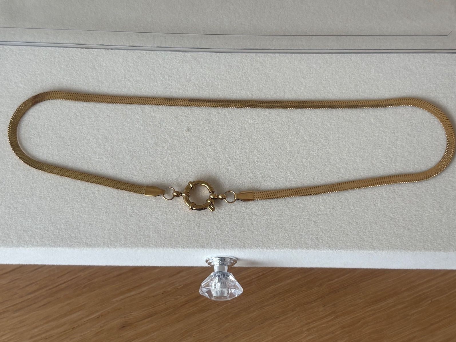 Catenine: Luxus Elegante Kette Farbe : Gold – Nuovo (secondo la descrizione) da Biel-Bienne venduto da Roserosse13 5