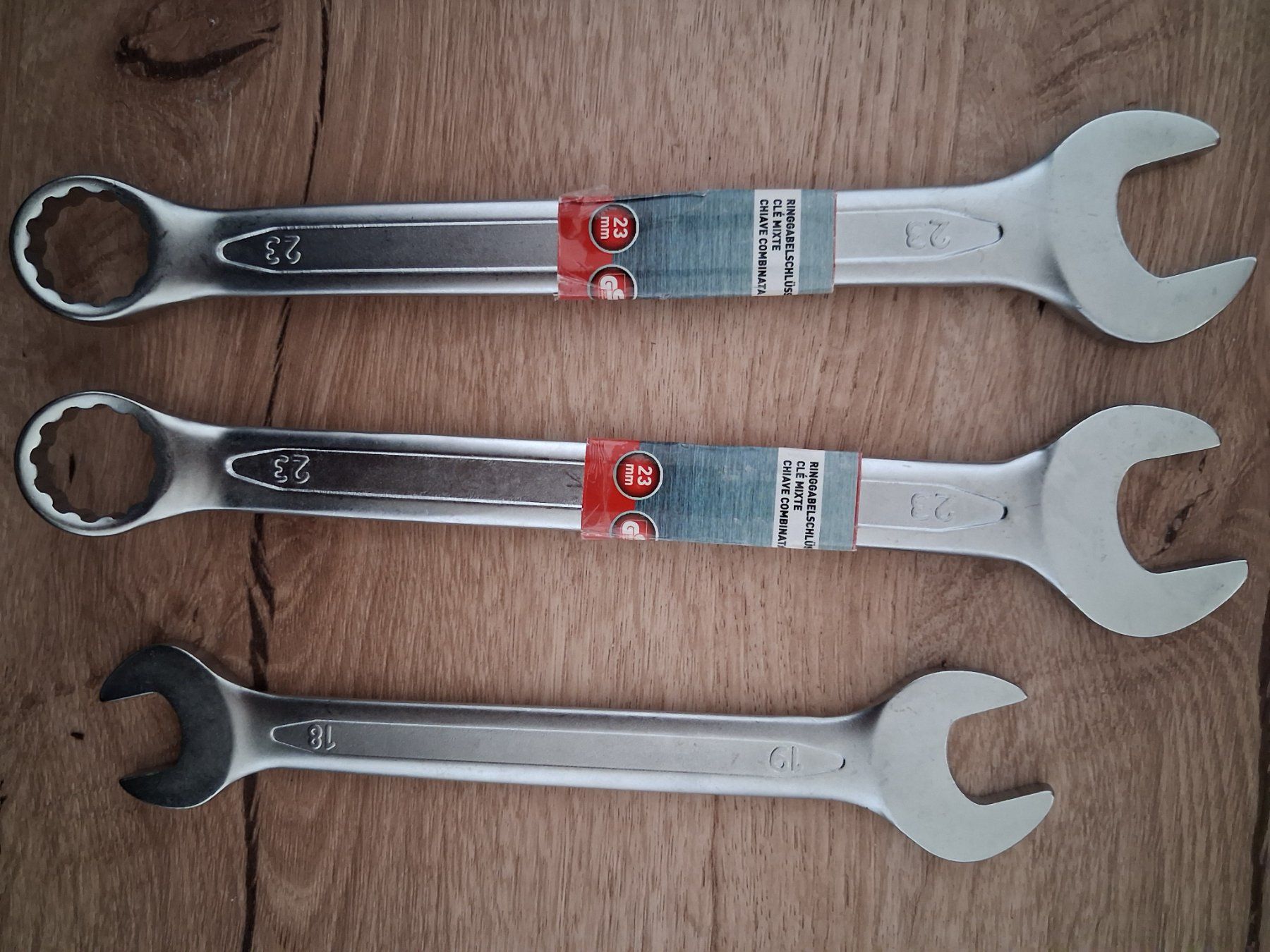 Wiha Tutti gli attrezzi: Chiavi combinate Wiha 23 e 16mm - set da 3 pezzi! – Nuovo e nell'imballaggio originale da Jona venduto da wil_5s9h 1