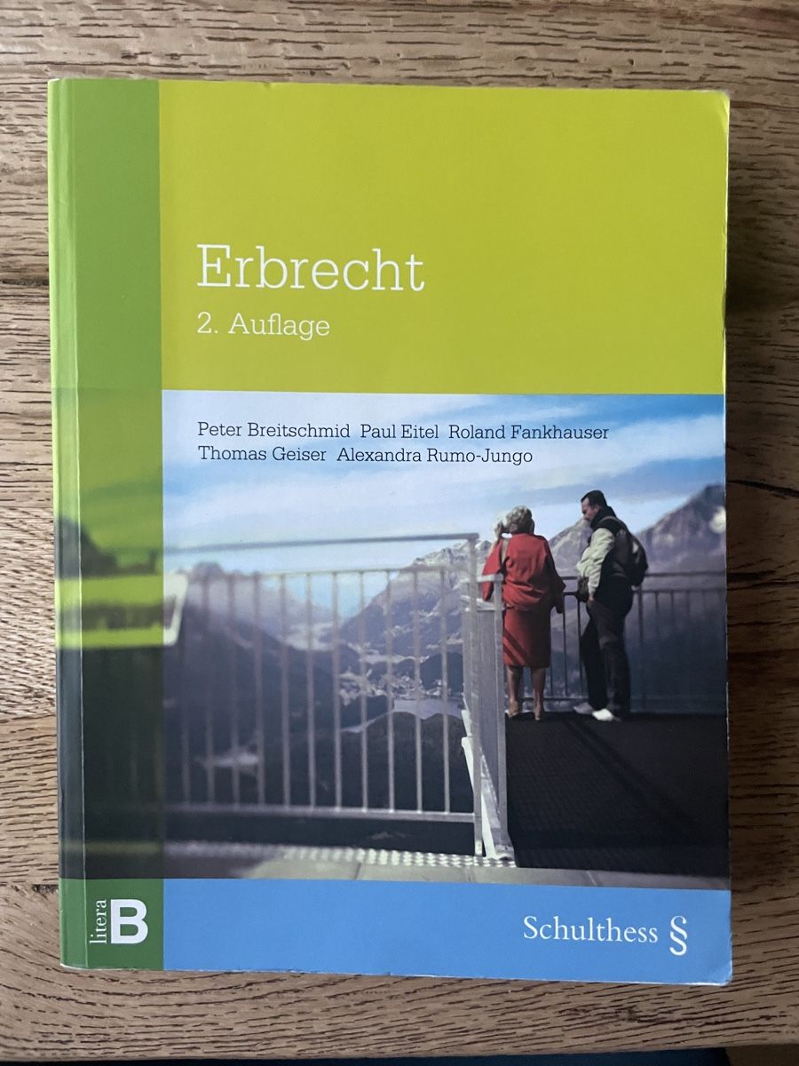 Livres: Erbrecht – D'occasion à Einsiedeln par loubi02
