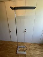 Stehleuchte Design Metall verchromt guter Zustand
