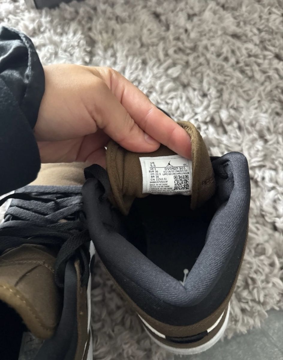 Jordan Scarpe da donna: Jordan Air 1 Mid "Dark Chocolate" 36 – Usato da Estavayer-le-Lac venduto da Iness_oth 8