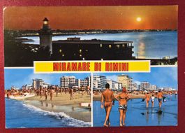 Miramare di Rimini Strand Leuchtturm 1986