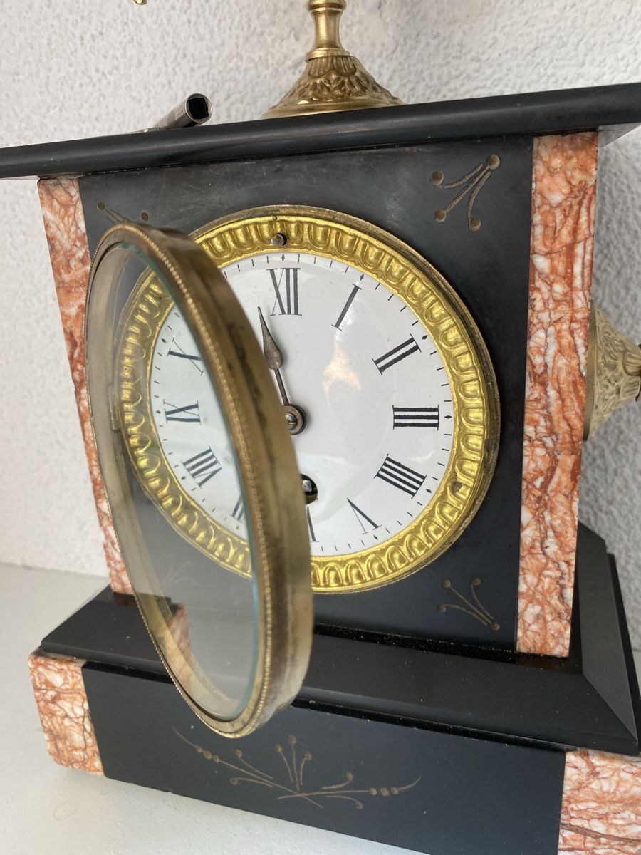 Stand- & Wanduhren: Napoleon-Tischuhr Marmor  – Gebraucht aus Adetswil von rof01 3