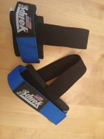 Schiek Power Lifting Straps (Model 1000-PLS) Blau/Schwarz 