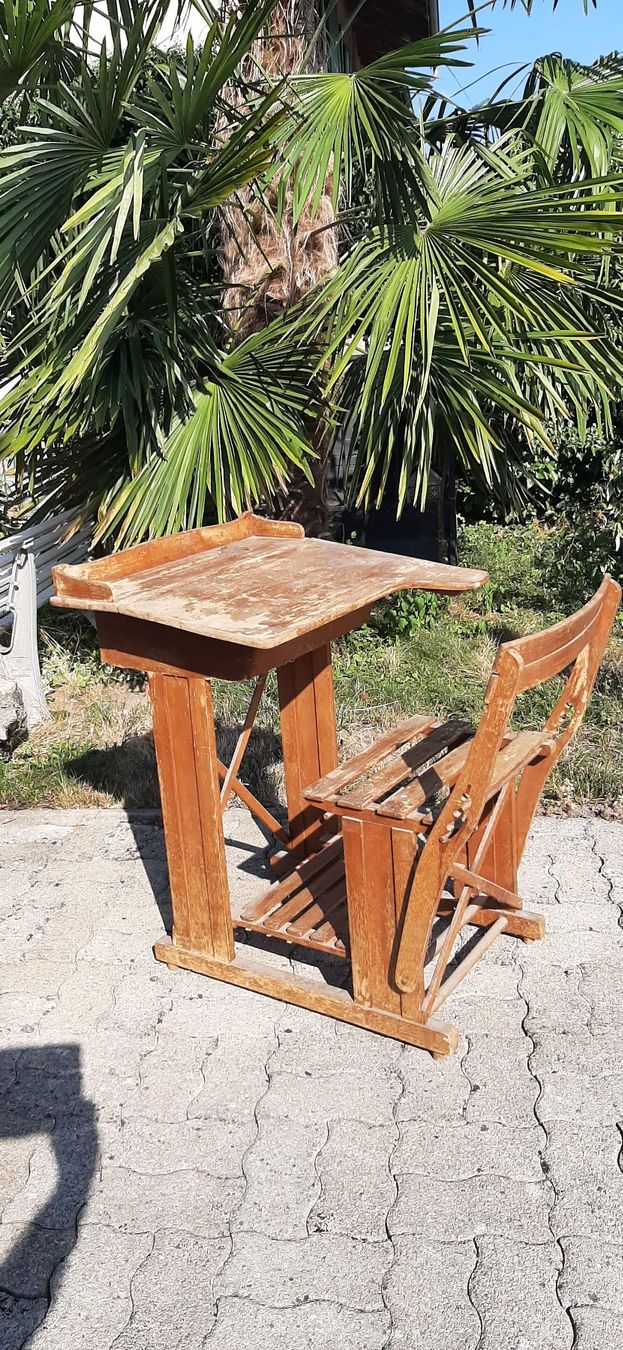 Panchine: Ancien banc d'école – Usato da Collombey venduto da thu_2zzh