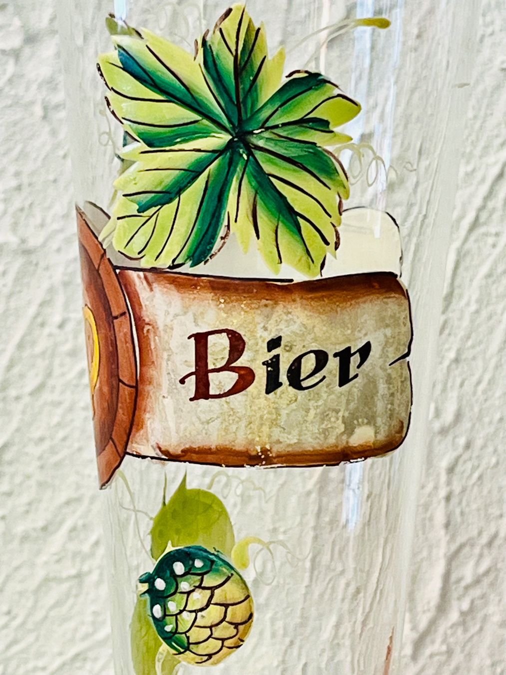Bicchieri: Bierglas mit Emaillemalerei – Usato da Kandergrund venduto da honey-art_and_more 6