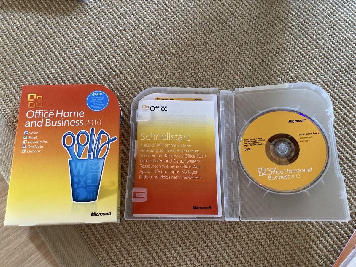 Microsoft Software: Microsoft Office Home & Business 2010 - Vollversion – Gebraucht aus Wichtrach von Queensparkunite