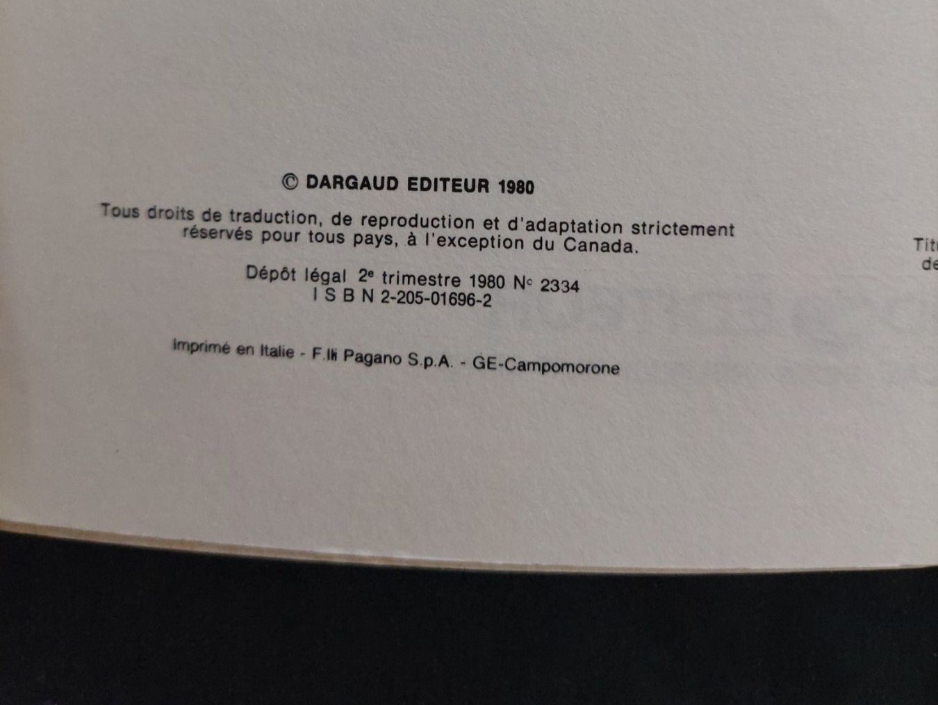 Comics: SiO / Mes Peurs EO 1980 BE+ – Gebraucht aus Genève von Blu_BD 5