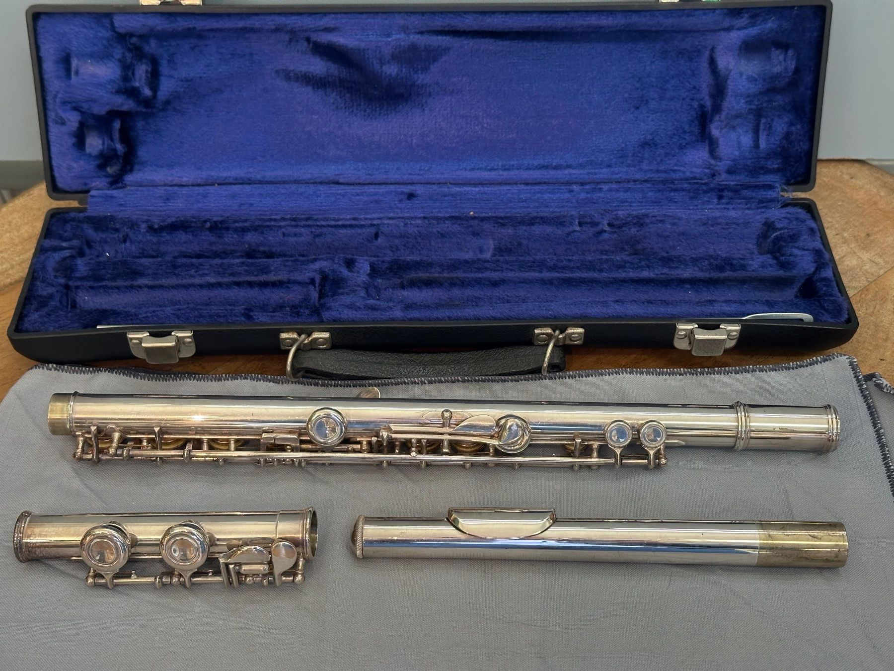 Musikinstrumente: Blessing USA Querflöte – versilbert – mit Originaletui – Gebraucht aus Otelfingen von Yossi-68 3