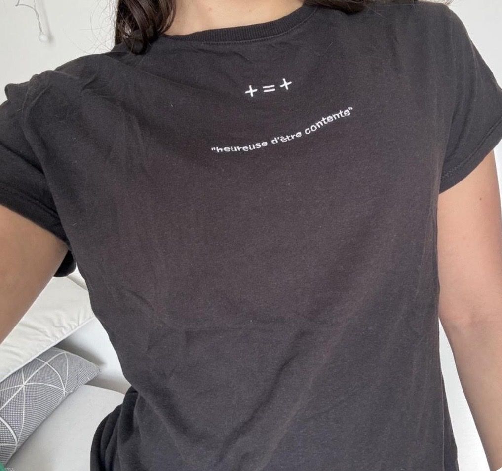 T-Shirts: t-shirt noir léna situations  – Gebraucht aus Ardon von loanneroch