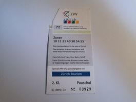 ZVV Zürich Card 72 Stunden