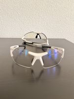 Uvex Sportbrille Weiss/Schwarz Ideal für Frühling/Sommer