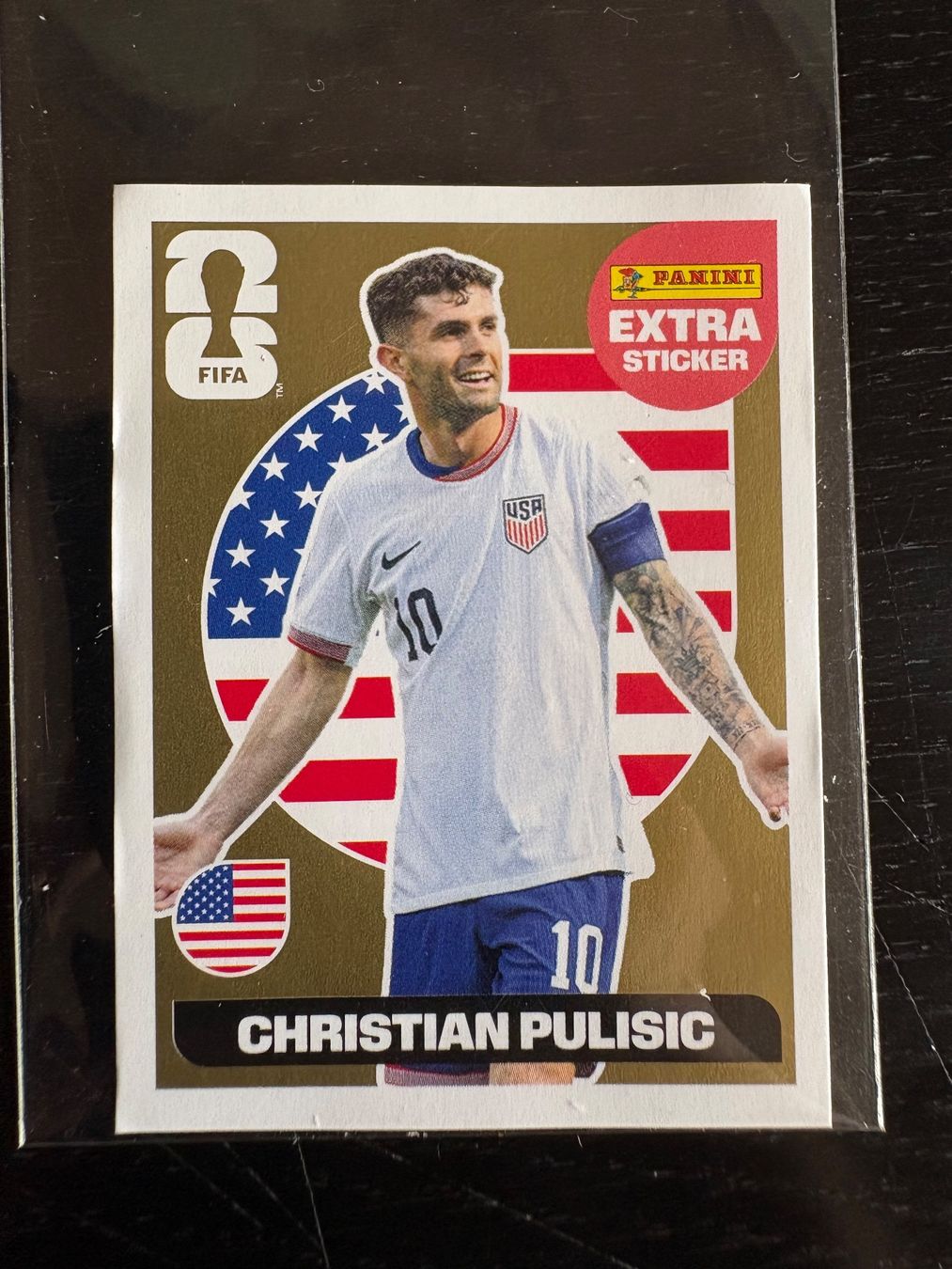 Panini Carte collezionabili: Pulisic Gold Extra Sticker 2026 – Nuovo (secondo la descrizione) da Ettingen venduto da flo1988