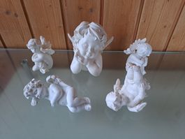 Dekofiguren Engel, 5 Figuren aus Sammlung, neuwertig