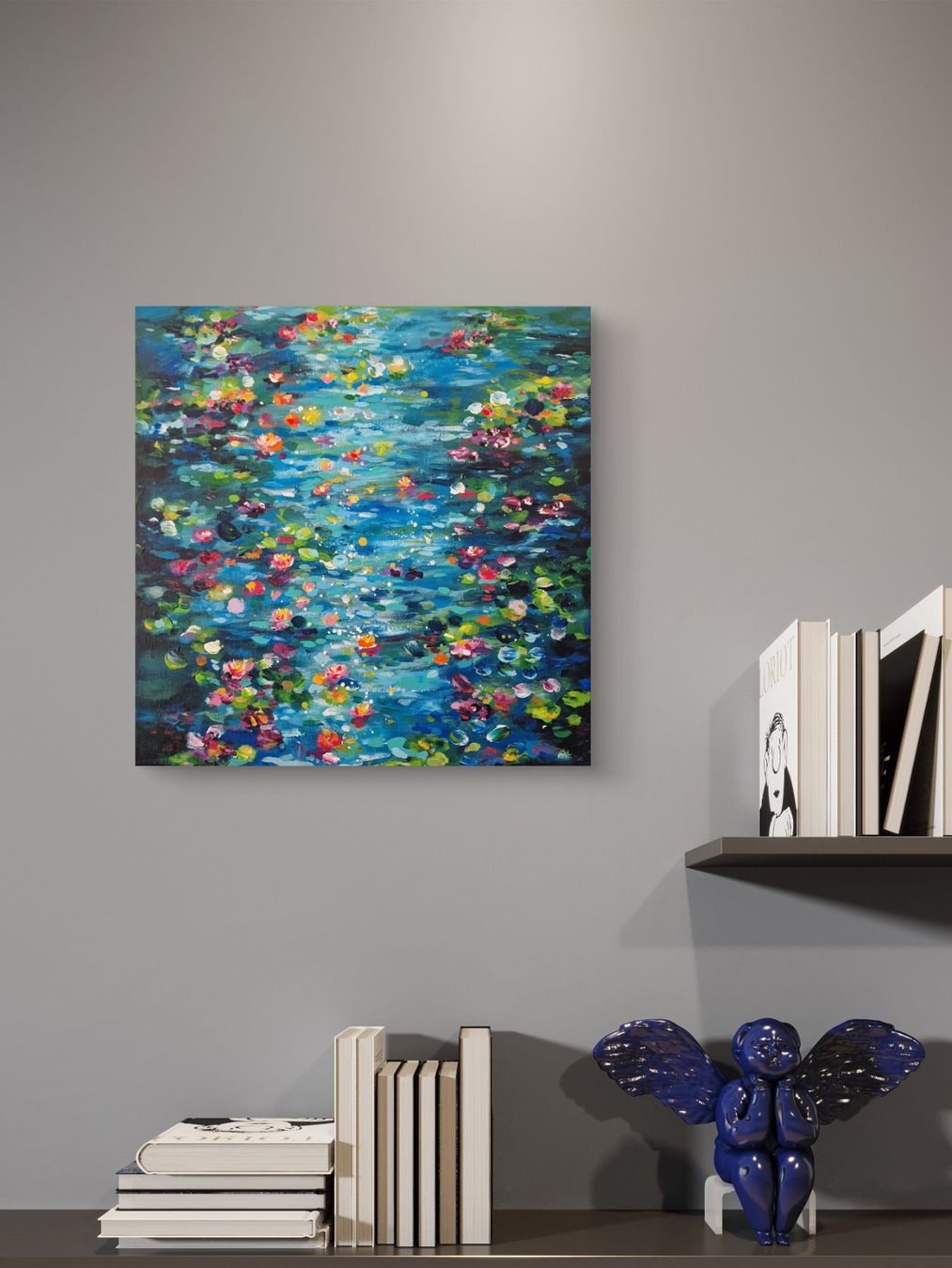 Tableaux: Am Seerosenteich – Neuf avec emballage d'origine à Heimberg par CBalmerArt 5
