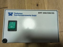 Trenntransformator Thalheimer Transformatorenwerke ERT 230/2