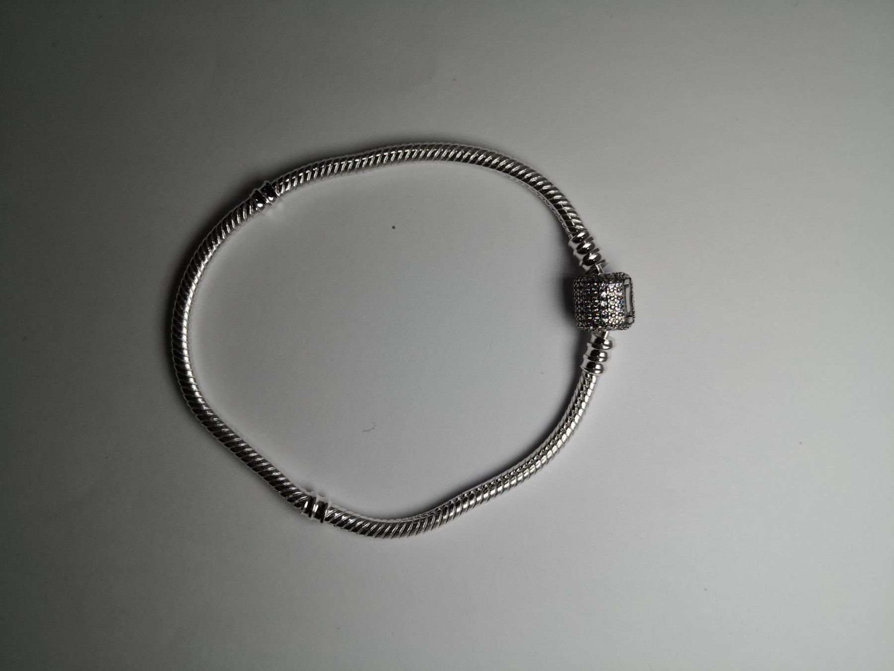 Bracelets: Armband ähnlich Pandora 925 Silber – Neuf (Voir description) à Niederbüren par Fidi5 2