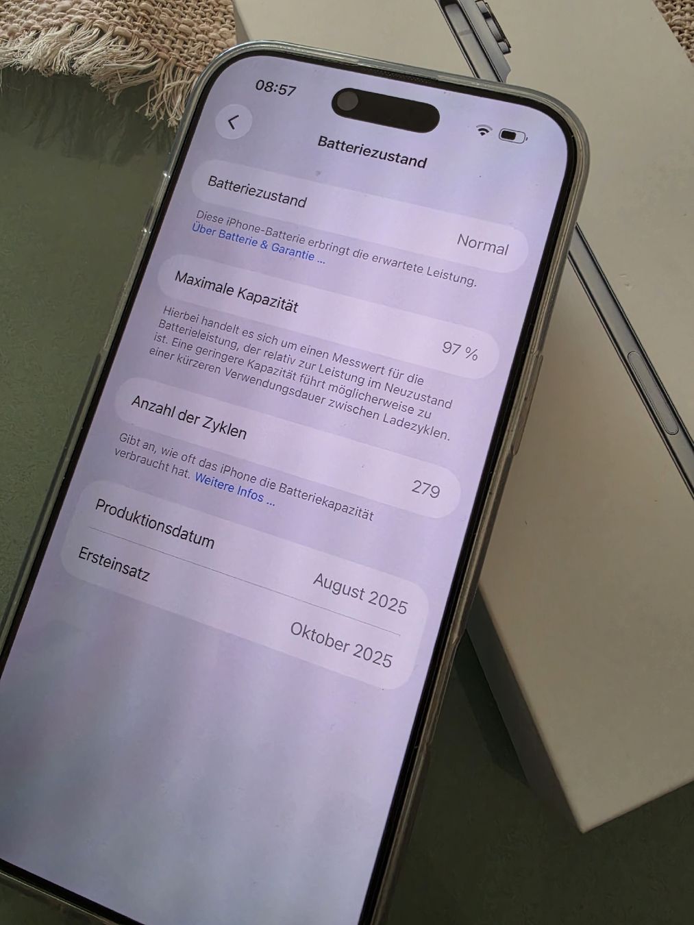Apple Telefoni cellulari / Smartphones: iPhone AIR Sky Blue – Nuovo (secondo la descrizione) da Basel venduto da Brunner.T 2
