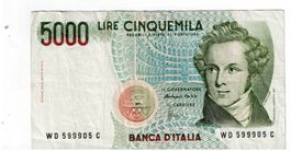 5000 Lire Cinquemila Lire -1982 - Italien - WD599905C