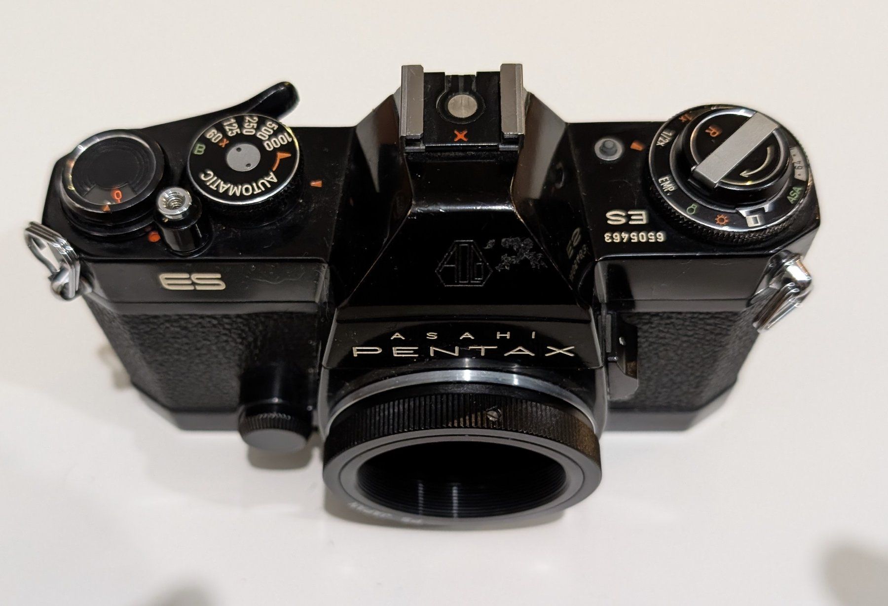 Asahi Fotocamera: Asahi Pentax ES Spiegelreflexkamera – Usato da Pfaffhausen venduto da angliker 3