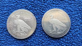 2x World Wide Mint "American Eagle" Silberrunden 1981 – 1 oz