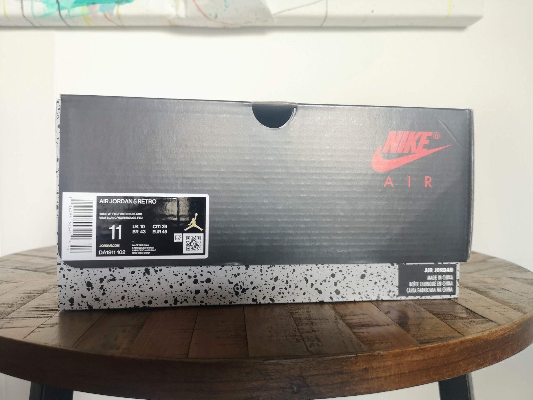 Jordan Scarpe da uomo: Air Jordan 5 Retro Fire Red 2020 Sneaker – Nuovo e nell'imballaggio originale da Magden venduto da CHSportscardsCol. 6