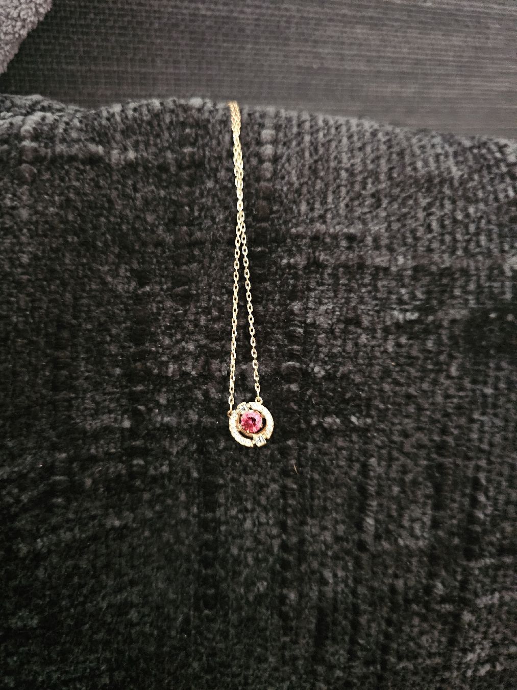 Swarovski Catenine: Swarovski Halskette rot/rosa – Usato da St. Gallen venduto da ejw_w9pv