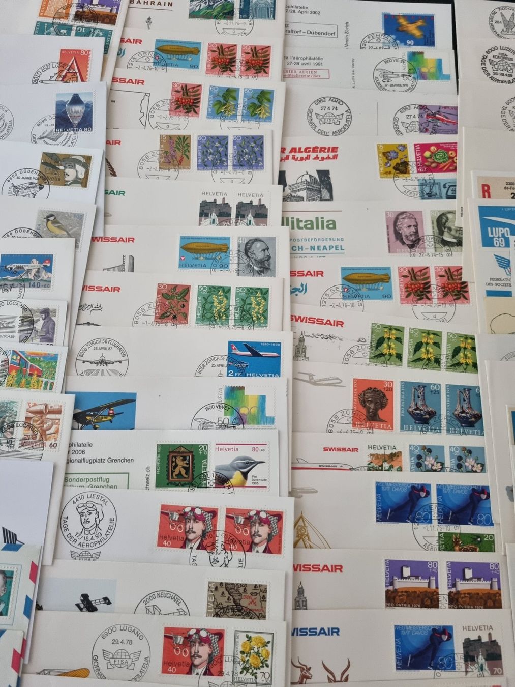 Tutti i francobolli: Sammlung mit 140 "neueren" CH Flugpost Briefe/Karten – Usato da Gümligen venduto da Geniusbuy 3