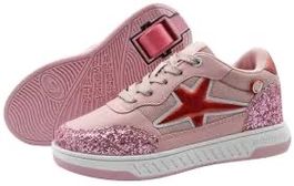 Breezy Rollers Pink Star Glitter Roller Shoes nr. 35