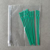 Pflanzenbefestigung, 10 Stück, 17 cm, grün