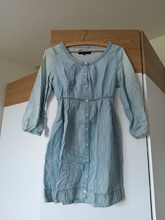Denim Kleid von Oxxy, hellbau, Grösse S