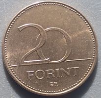 UNGARN - HUNGARÍA - 20 FORINT 1994 - BRILLANTE MUENZE