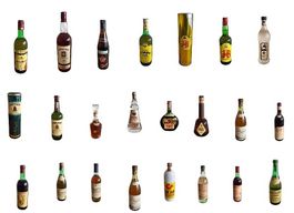 Collezione completa di 34 bottiglie vintage