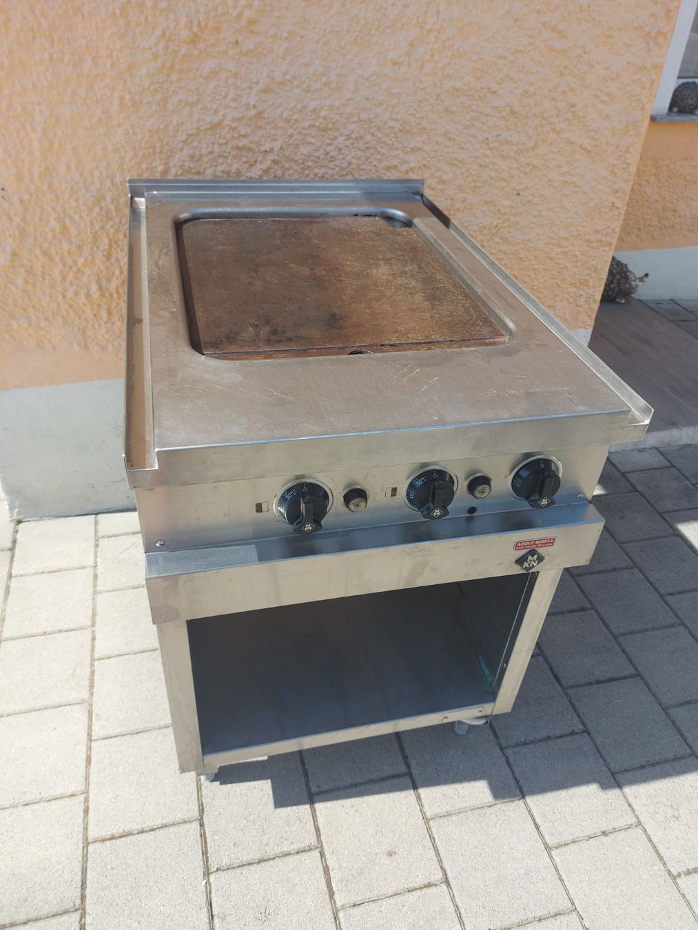 Griglie: Griddleplatte; Grillplatte; Bratplatte Gastro 400Volt – Usato da Rheinau venduto da profitronic.shop