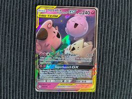 Pokemon Togepi & Pii Flufeluff GX Cosmic Eclipse Near Mint