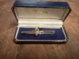 Elegante Krawattenklammer mit Notenschlüssel