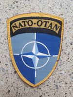Badge Nato-Otan mit klett aus Swisscoy Einsatz