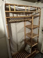 vidaXL Stoffschrank 110 × 40 × 170 cm