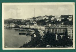 Lugano, Panorama e Giardino, gelaufen 1929