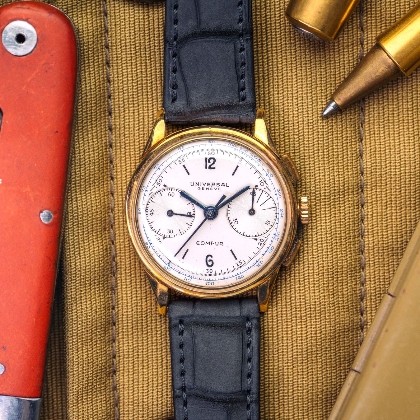 Universal Genève Orologi: Universal Genève Compur or jaune 18kt – Usato da Genève venduto da jon_wy77