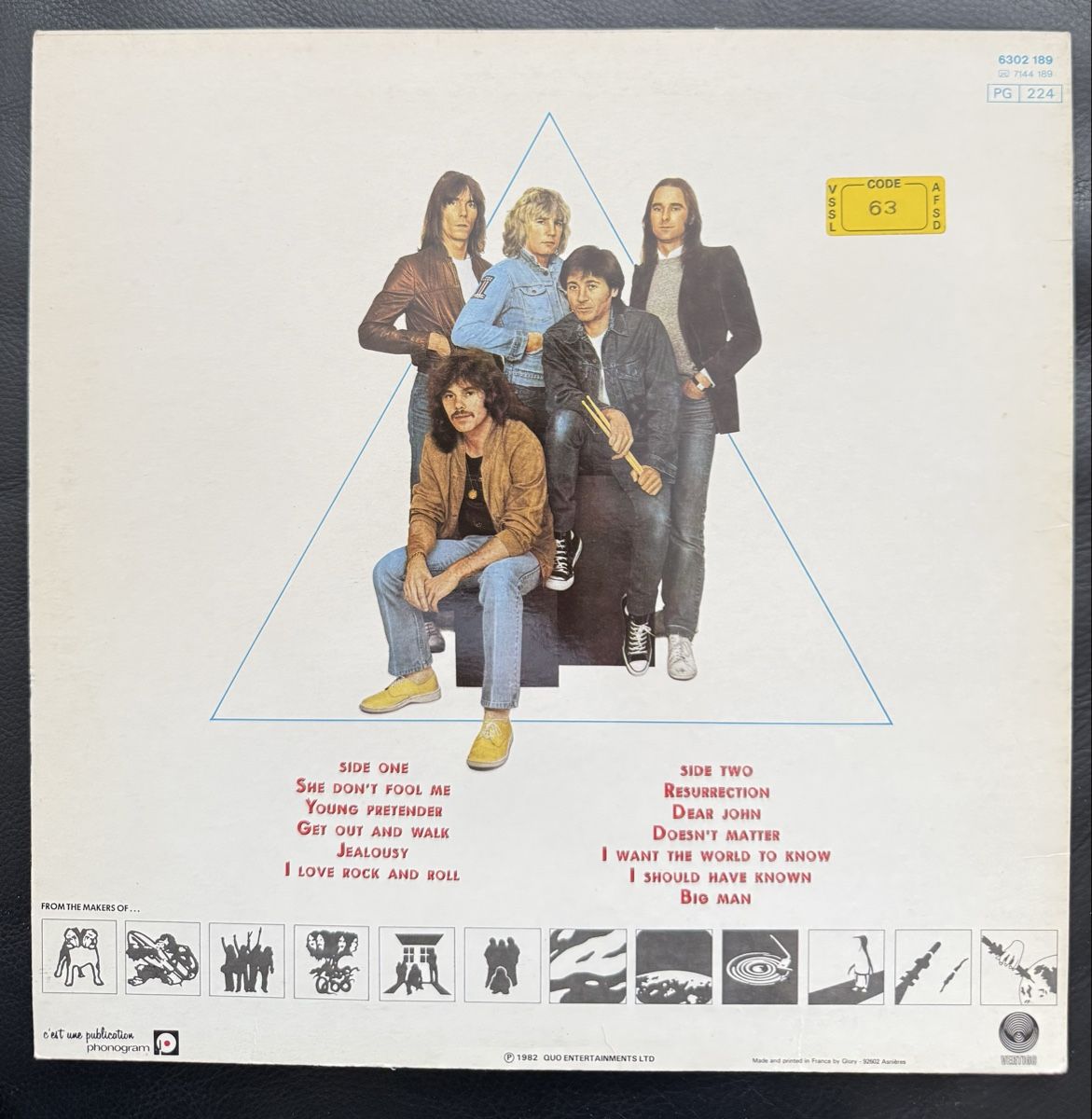 Dischi in vinile: Status Quo 1+9+8+2 Vinyl Schallplatte 1982 – Usato da Goldach venduto da Messerguru 1