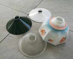 Lampenschirme für Hängelampen, Vintage, lot de 4 abats-jours