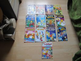 Simpsons Comics 13 Stück Jahrgang Bis 2012 Bongo Group