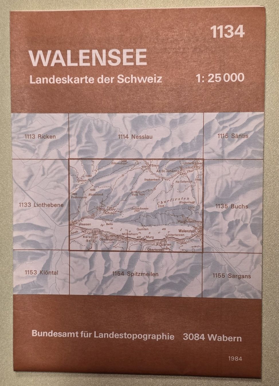 Cartine & Atlanti: 7 Landeskarten Schweiz – Usato da Filzbach venduto da Cschufi 3