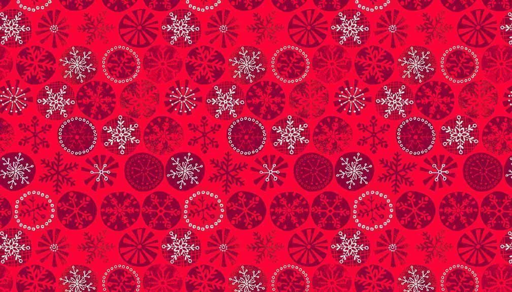 Tessuti: Cool Yule Snowflakes, Makower Uk, Stoff – Nuovo (secondo la descrizione) da Langenthal venduto da flowersNbirds