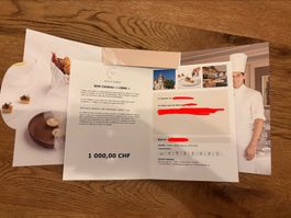 Bon Cadeau Maison Wenger 1000 CHF