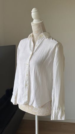 Lauren Ralph Lauren Bluse weiss S 100% Leinen