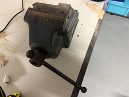 Schwere Gressel Werkstatt-Schraubstock 